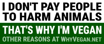 Vegan sticker #438